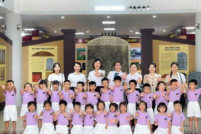 CÁC BÉ KHỐI 5 TUỔI TRƯỜNG MẦM NON PHÙ VÂN THAM QUAN TRẢI NGHIỆM TẠI BẢO TÀNG TỈNH NINH BÌNH